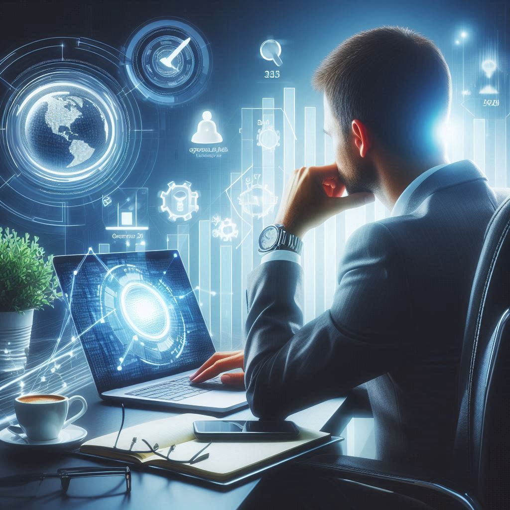 Consultor digital optimizando sitio web para mejorar el posicionamiento SEO